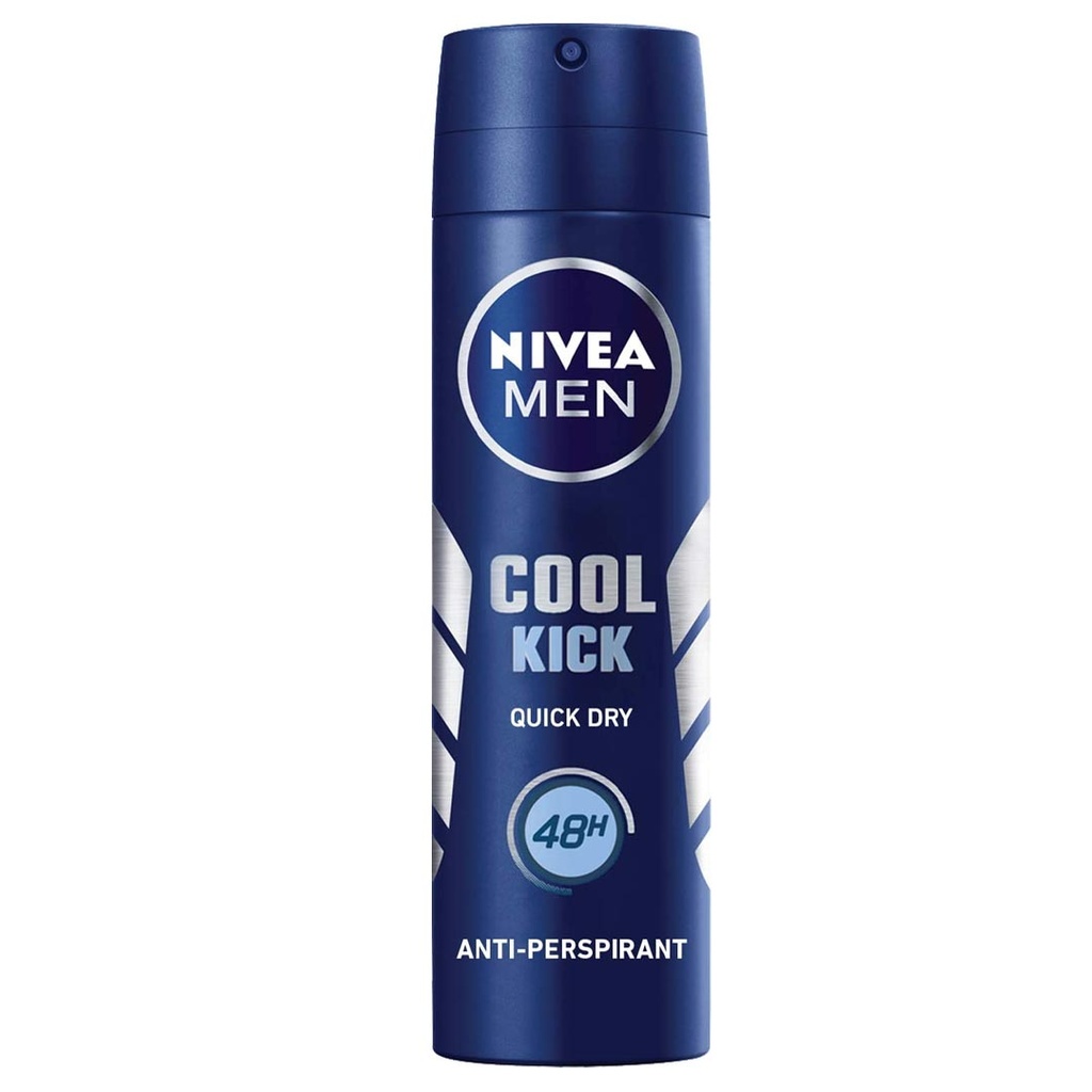 نيفيا مزيل - Nivea Deodorant (Spray, men, 150ml, Cool Kick, without)