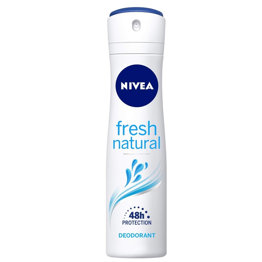 نيفيا مزيل - Nivea Deodorant (Spray, Woman, 150ml, Fresh natural, without)