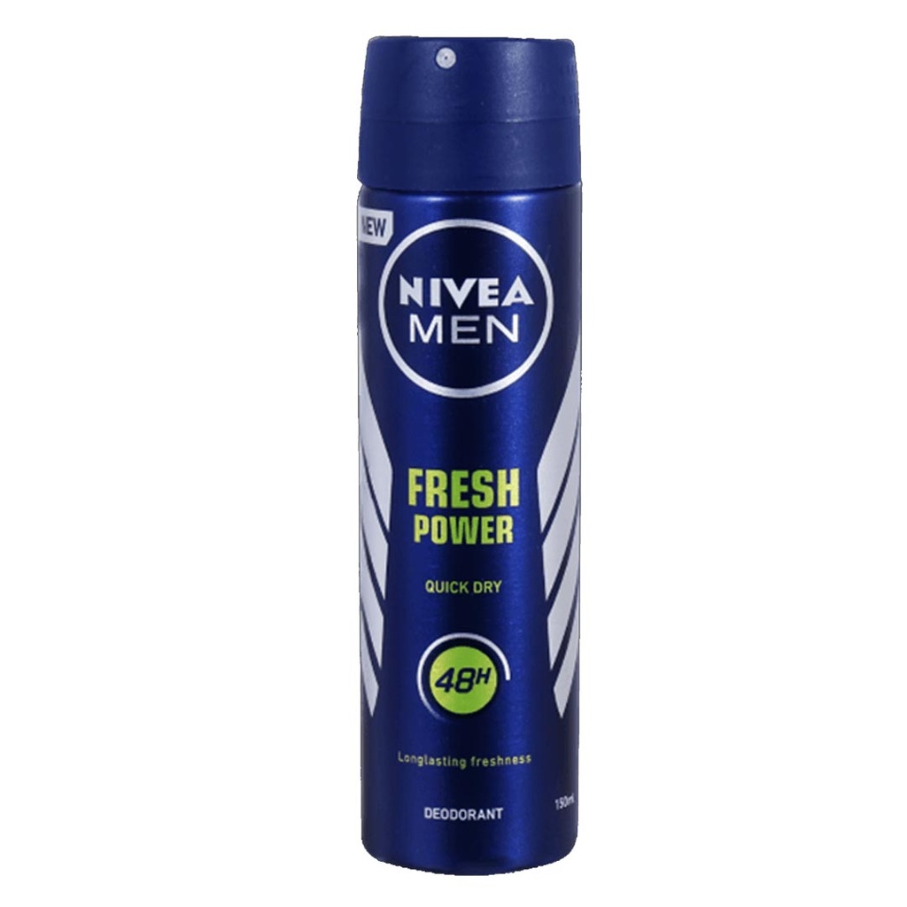نيفيا مزيل - Nivea Deodorant (Spray, men, 150ml, Fresh Power, without)