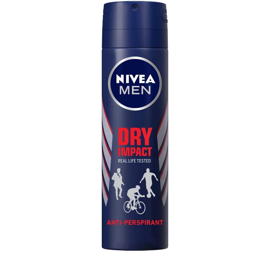 نيفيا مزيل - Nivea Deodorant (Spray, men, 150ml, Dry Impact, without)