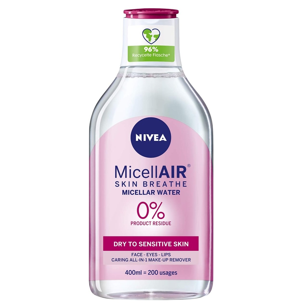 نيفيا ميسيلار - Nivea Micellar (400ml, Dry To Sensitive)