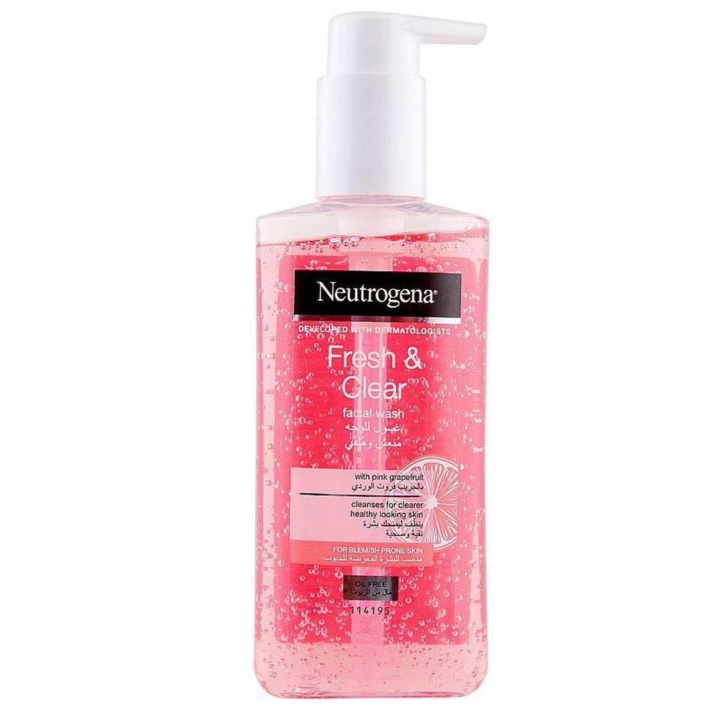نيوتروجينا فريش&كلير - Neutrogena Fresh&Clear (Wash, 200ml, Pink grapefruit)