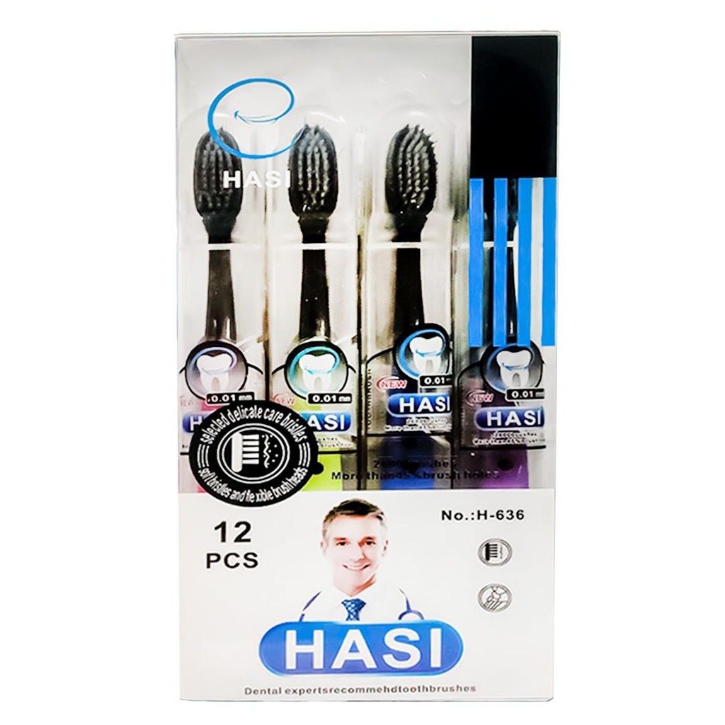 هاسى فرشاة اسنان - Hasi Tooth Brush (No:H-636, Soft)