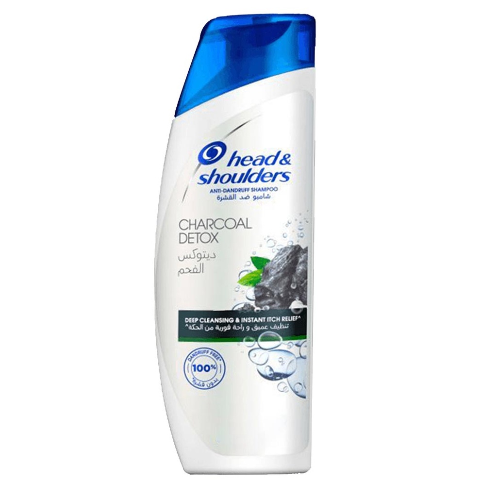 هيد&شولدرز شامبو - Head&Shoulders Shampoo (600ml, Charcoal Detox, without)
