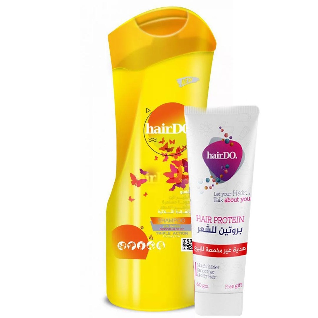 هيردو شامبو - Hairdo Shampoo (800ml, Keratin, +Protein)