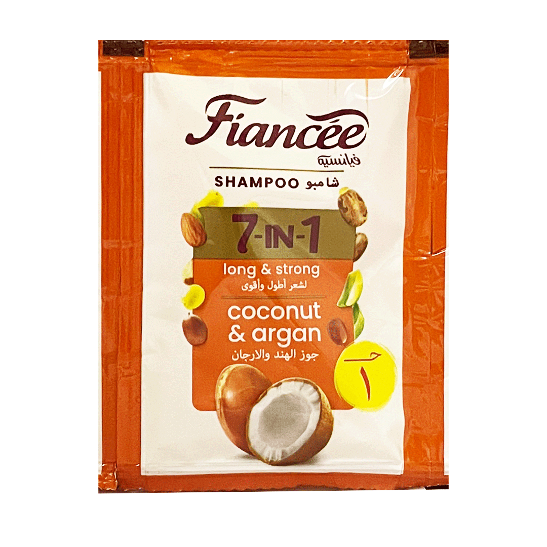 فيانسيه شامبو 7×1 جوزهند & ارجان - Fiancee Shampoo 7×1 Coconut & Argan 5ml (240Psc) (5ml)