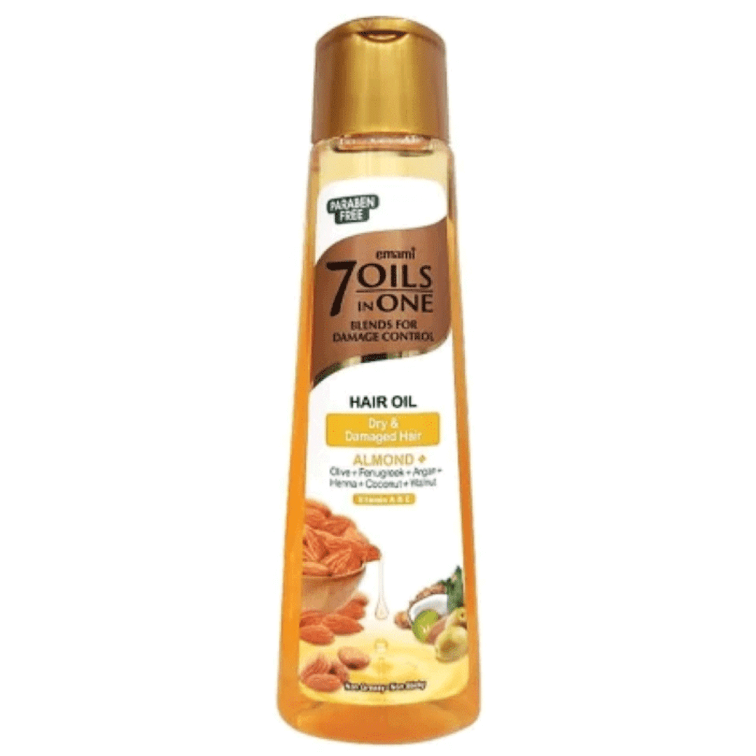 امامى 7 اويلز ان ون لوز - Emami 7 Oils In One Almond (200ml)