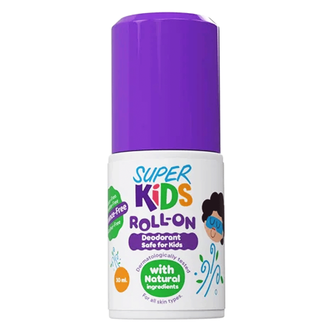 سوبر كيدز رول اون بدون رائحة - Super Kids Roll On Fragrance Free (30ml)