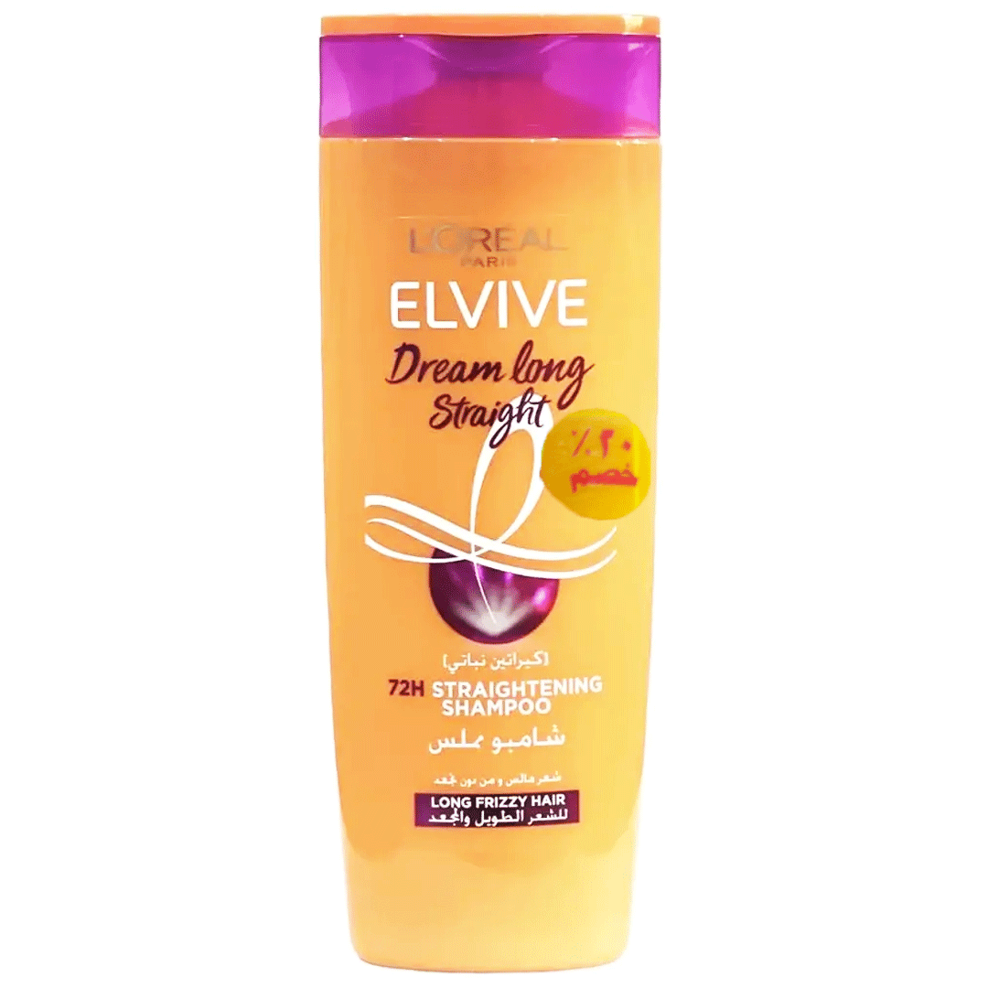 لوريال الفيف شامبو دريم لونج ستريت خصم 20% - Loreal Elvive Shampoo Dream Long Straight Offer 20%