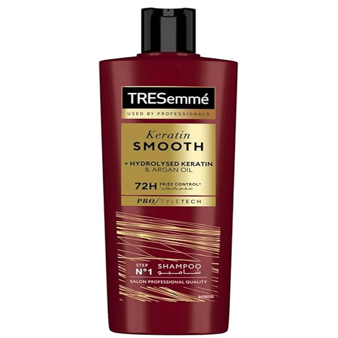 تريسمى شامبو نعومة كيراتين ارجان - TRESemme Shampoo Smooth Keratin Argan Oil (600ml)