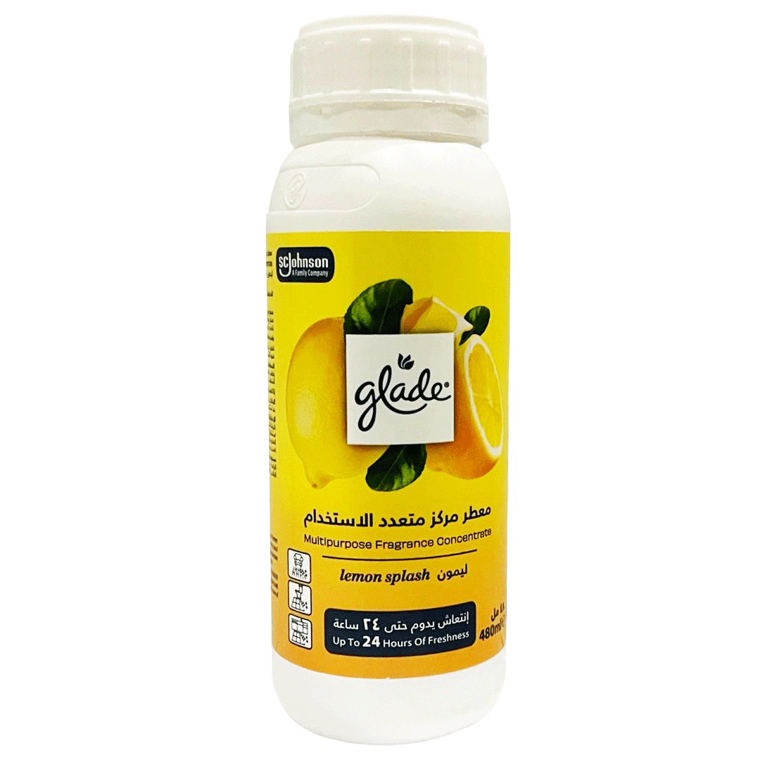 جليد ملطف جو مركز ليمون - Glade Air Freshener Concentrated Lemon (480ml)
