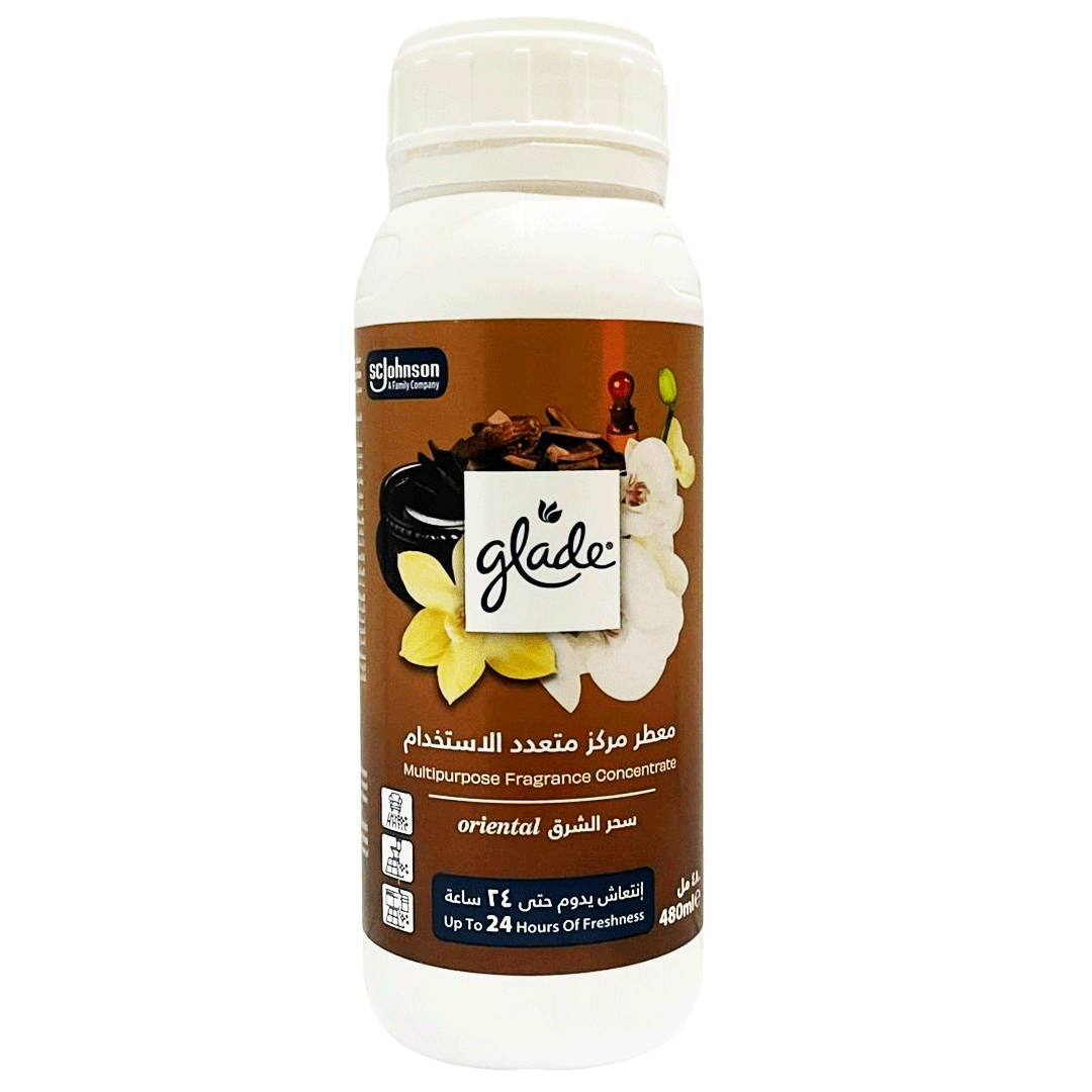 جليد ملطف جو مركز سحر الشرق - Glade Air Freshener Concentrated Oriental (480ml)