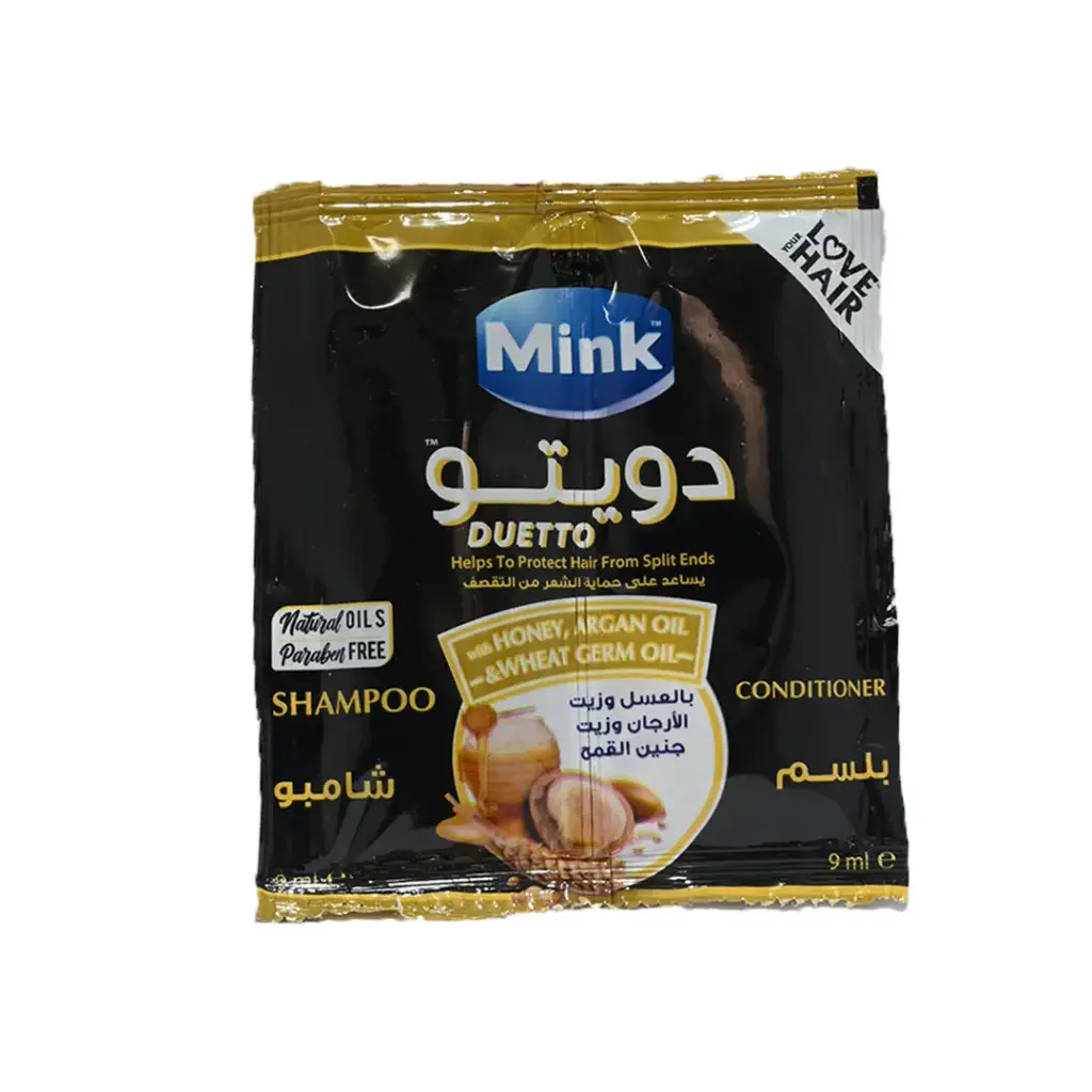 مينك دويتو شامبو و بلسم بالعسل - Mink Duetto Shampoo & Balsam Honey 120Psc