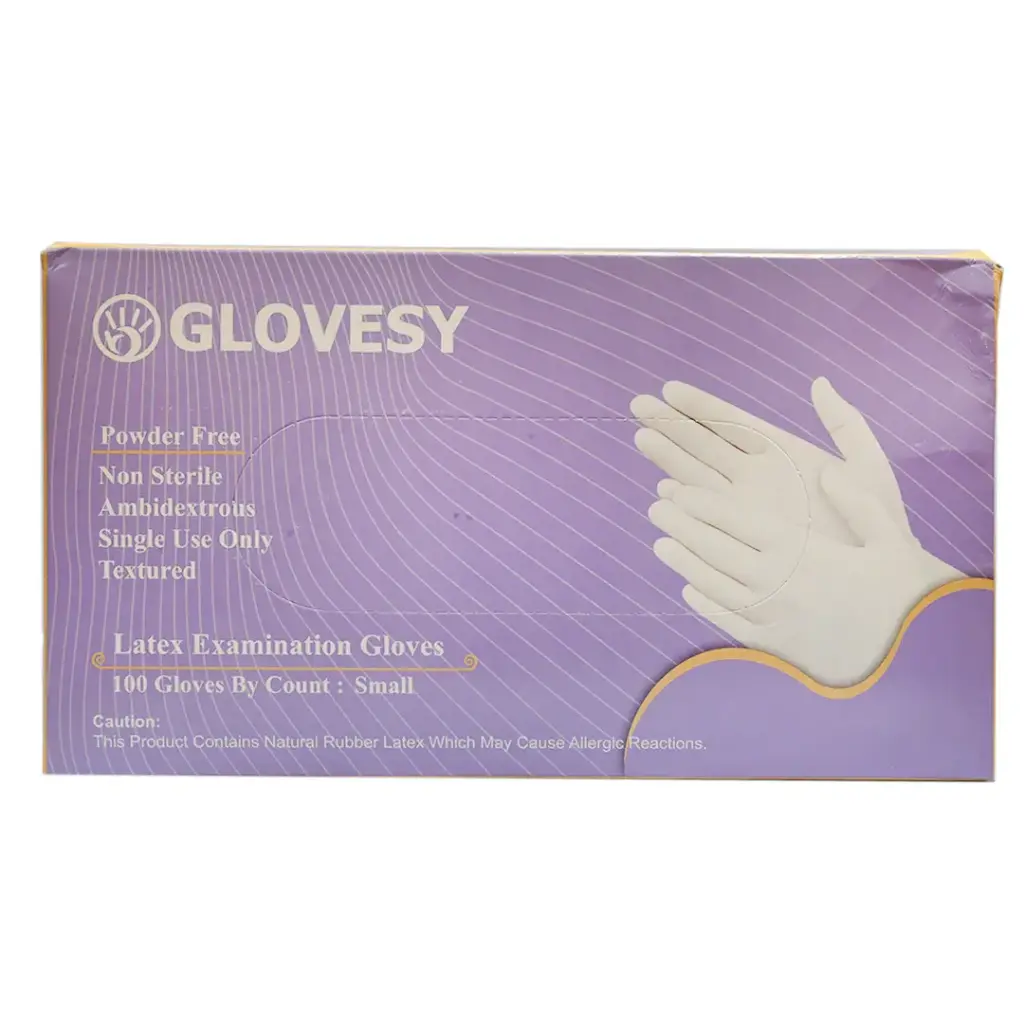 جلوفزى لاتكس - Glovesy Latex 100Psc (S)
