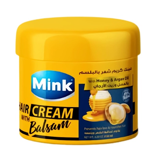 [6222014509544] مينك كريم بلسم - Mink Cream Balsam (125ml, Honey&Argan, without)