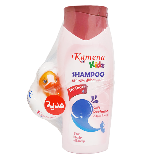 [6223000910863] كامينا شامبو اطفال روز + هدية - Kamena Shampoo Kids Rose + Gift (400ml)