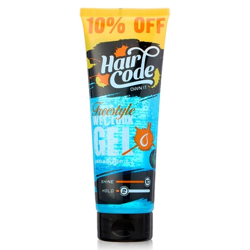 [6223002235513] هيركود جل - Haircode Gel (250ml, Wet Look, discount 10%)
