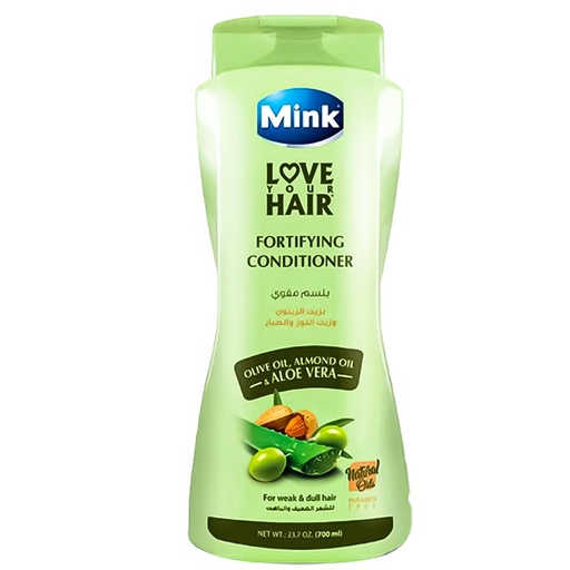 [مقوى 6222014500145] مينك بلسم - Mink Conditioner (700ml, Olive&Almond, without)
