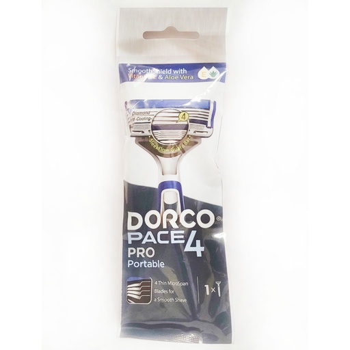دوركو بيس 4 برو بورتابل - Dorco Pace 4 Pro Bortable (1PC)