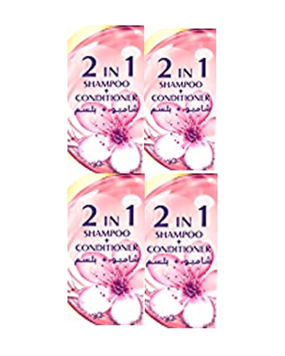 كلير شامبو و بلسم 2×1 نعومة و لمعان نسائى - Clear Shampoo & Conditioner 2×1 Softness and shine Women 5ml