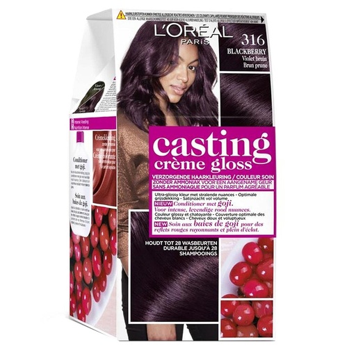 لوريال صبغة - Loreal Color (Casting, 48ml, without, 316 Plum)