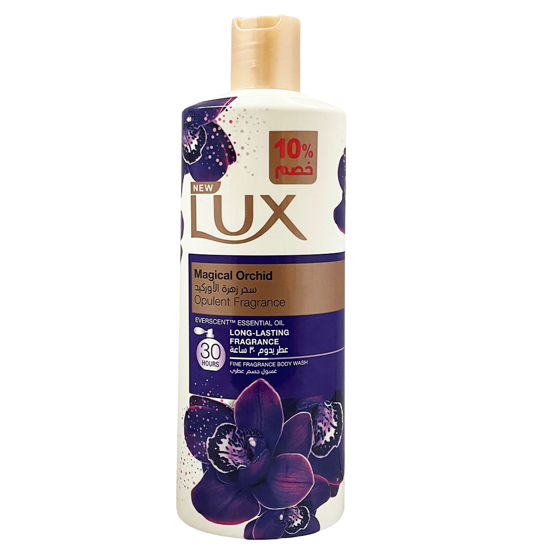 لوكس شاور سحر زهرة الاوركيد خصم 10% - Lux Shower Magical Orchid Offer 10% (500ml)