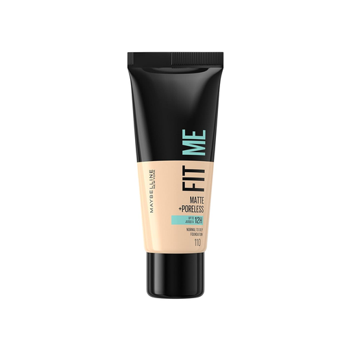 مايبلين فيت مى فونديشن - MAYBELLINE FIT me Foundation (30ml, 110 Porcelain)