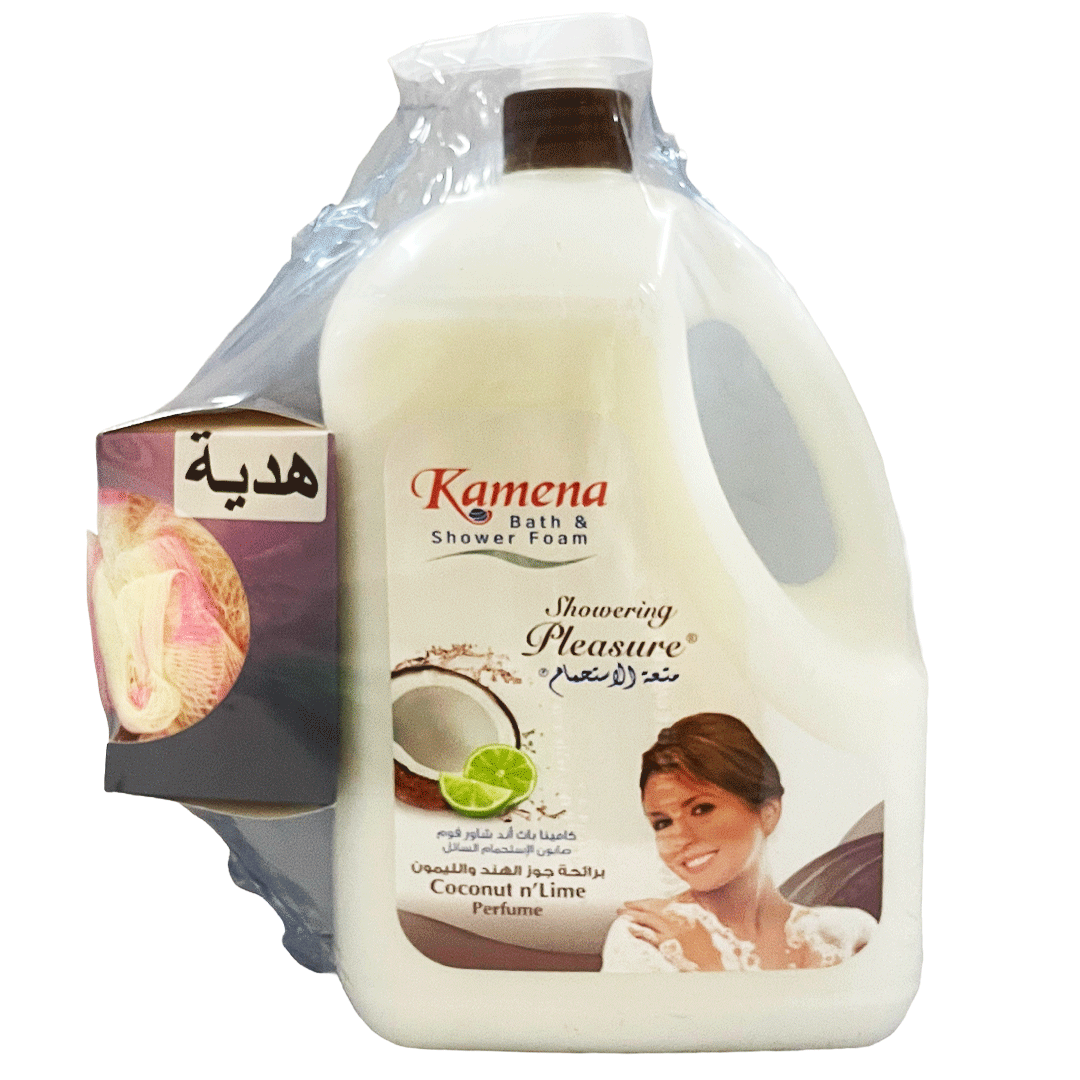 كامينا شاور جوز هند & ليمون + هدية - Kamena Shower Coconut & Lemon + Gift