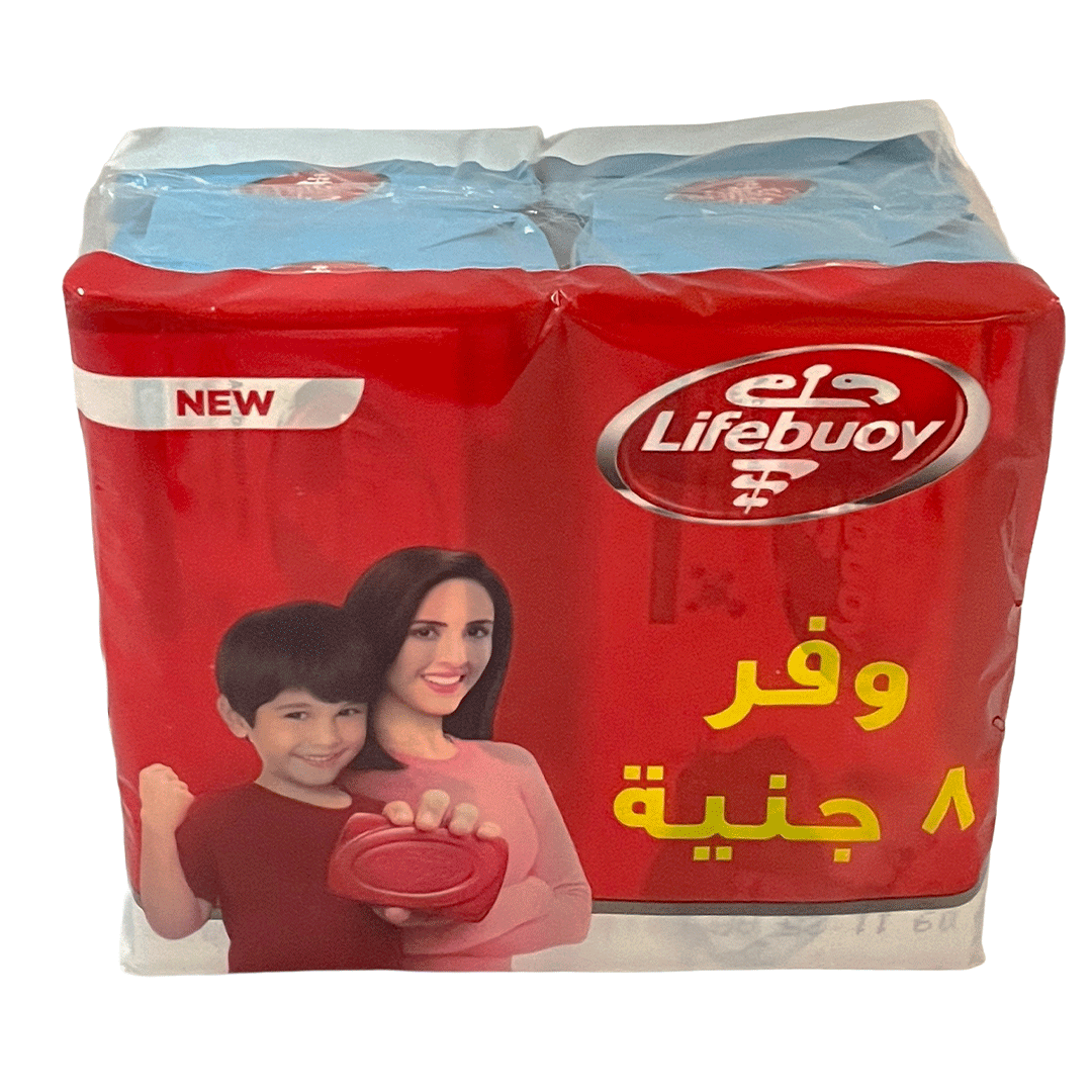 [6221155213471] لايف بوى صابون انتعاش البرودة وفر 8 جنية - LifeBuoy Soup Cool Fresh Offer 8EGP 4Psc